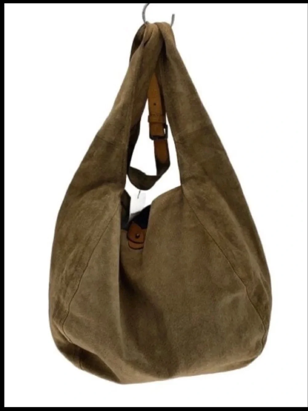 Mulberry Tan Leather Logo Patch Hobo